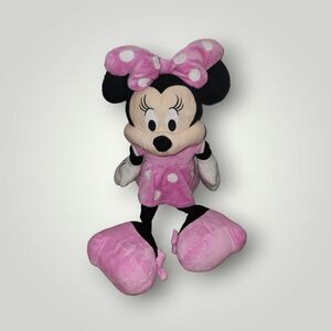 Disney Minnie Mouse Kids Plush Toy Pink Dress 28"
